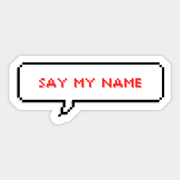 Say my name - ATEEZ Sticker by mrnart27